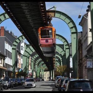 hanging train