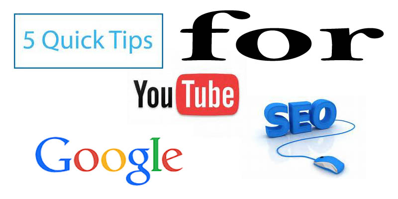 5 quick tips for youtube SEO