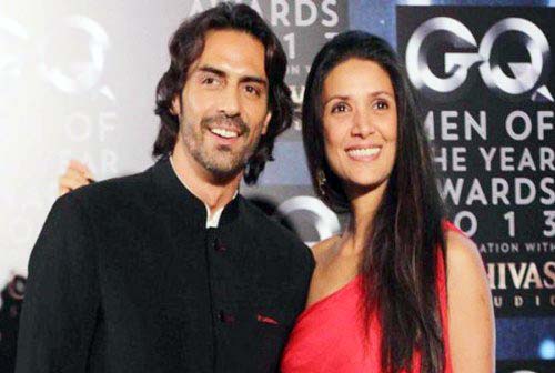 Arjun Rampal and Mehar Jesia